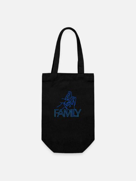 The Family - Gift Bag for Bottles - black