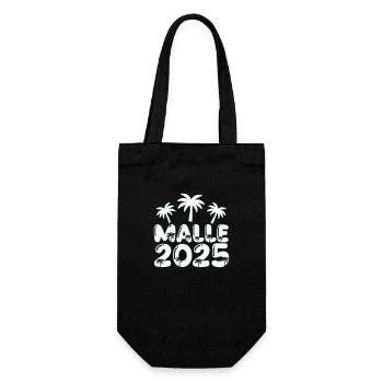malle 2025 - Geschenkbeutel für Flaschen - Schwarz - Vorne