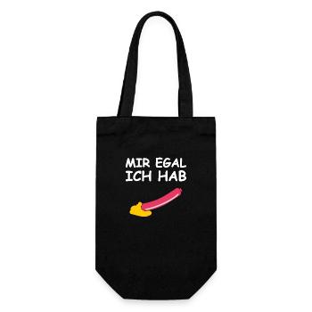 Je m’en fiche, j’ai un saucisson - Sac à bouteille - noir - Devant