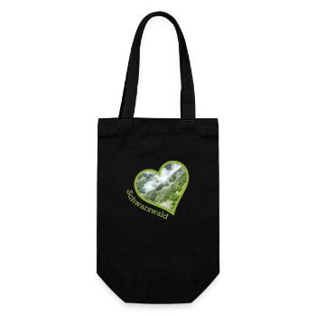 black forest - Gift Bag for Bottles - black - Front