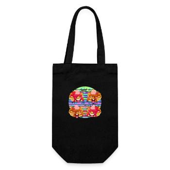 pancake fruit sauce party - Gift Bag for Bottles - black - Front