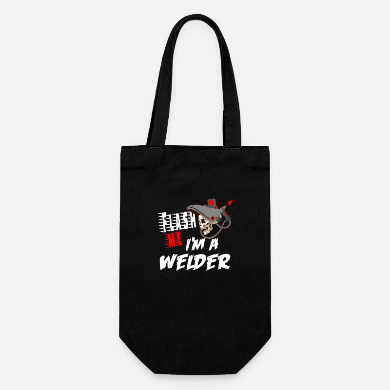 FLASH ME I'M A WELDER pour un soudeur - Sac à bouteille - noir