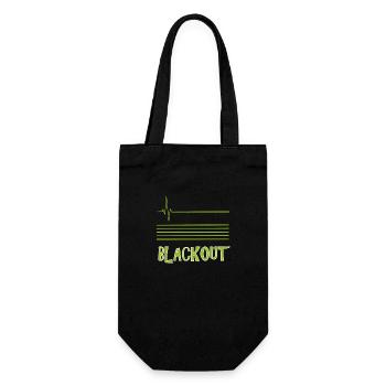 Blackout - Gift Bag for Bottles - black - Front