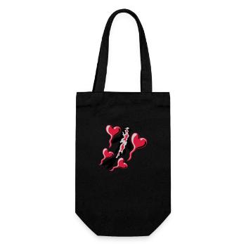 Cœurs Koi Fish Nishikigoi - Sac à bouteille - noir - Devant