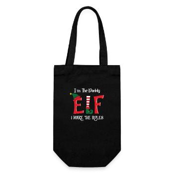 Je suis l’elfe papa - Sac à bouteille - noir - Devant
