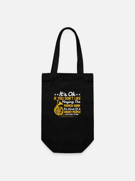 Ce n’est pas grave si vous n’aimez pas jouer du cor Français - Sac à bouteille - noir