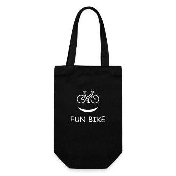 Marathon Triathlon Running joggen Biking Radfahren - Geschenkbeutel für Flaschen - Schwarz - Vorne