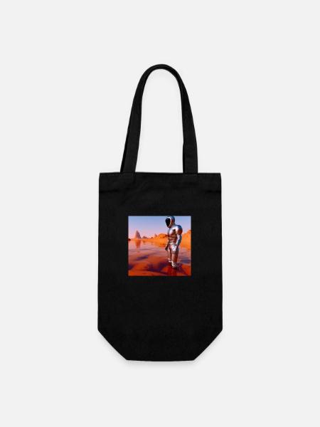 Plongeur sur Mars - Sac à bouteille - noir