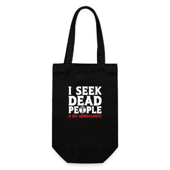 Généalogie Généalogie Généalogiste - Sac à bouteille - noir - Devant