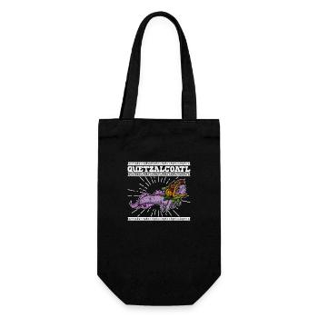 Quetzalcoatl Axolotl Mexiko Azteken Gottheit - Geschenkbeutel für Flaschen - Schwarz - Vorne