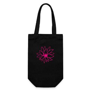 Flower Flower Plant - Sac à bouteille - noir - Devant