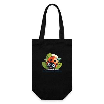 Give me a hug, Ladybug - Sac à bouteille - noir - Devant
