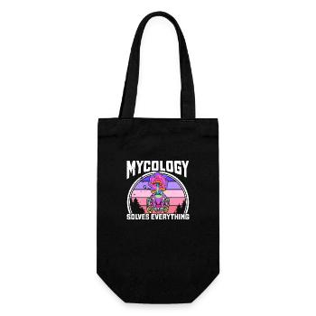 Biologie Biologe Ameise Mykologie Zombie Uni - Geschenkbeutel für Flaschen - Schwarz - Vorne