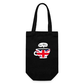 I Love English Tea UK Flag Fun Novelty Souvenir - Sac à bouteille - noir - Devant