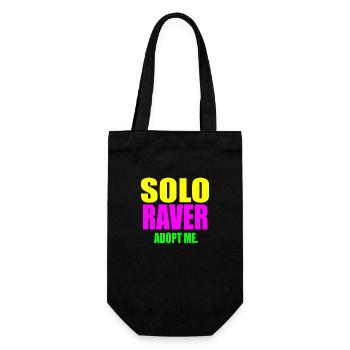 Solo raver adopt me - Gift Bag for Bottles - black - Front