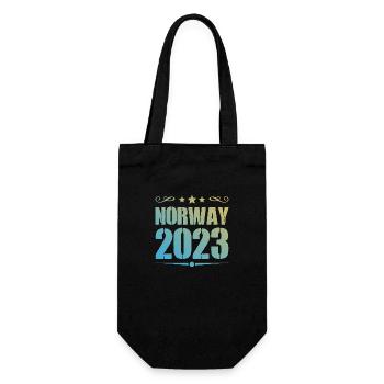 Norway 2023 - Gift Bag for Bottles - black - Front