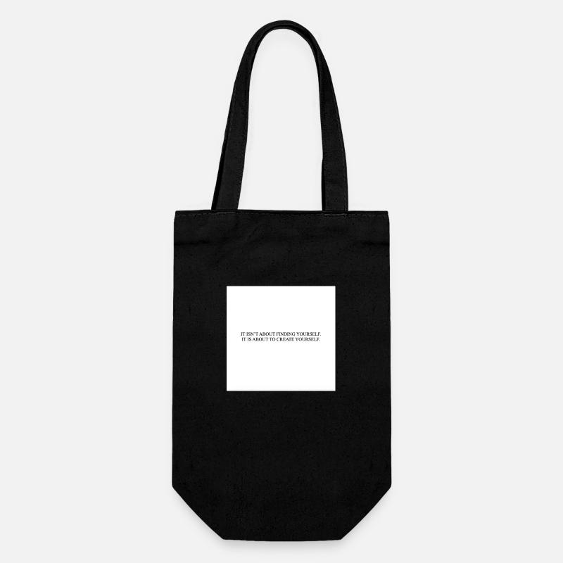 FINDING YOURSELF - Geschenkbeutel für Flaschen - Schwarz