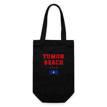 Tumon Guam - Geschenkbeutel für Flaschen - Schwarz - Vorne