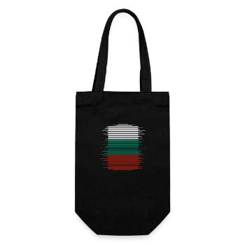 Drapeau Bulgarie Drapeau bulgare Sables d'Or - Sac à bouteille - noir - Devant