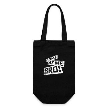 Come At Me Bro Funny Meme Culture Humor Saying - Gift Bag for Bottles - black - Front