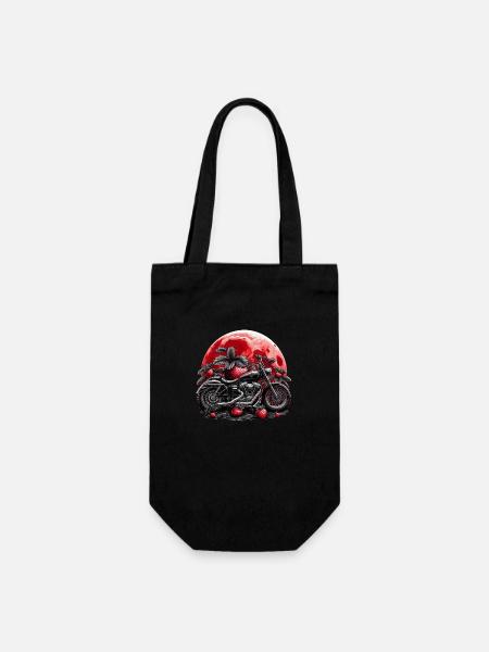 Lune des fraises - Sac à bouteille - noir