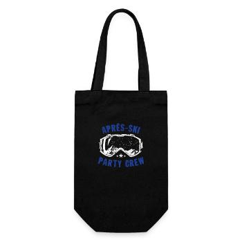 Après Ski Party Crew Saying - Gift Bag for Bottles - black - Front
