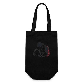 Passionate Pair - Gift Bag for Bottles - black - Front
