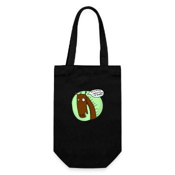 Je ne vais pas dans les bars - Sac à bouteille - noir - Devant