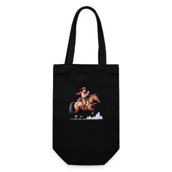 Pixaro the Cowboy - Gift Bag for Bottles - black - Front