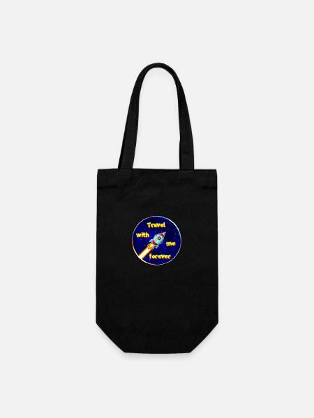 Travel with me forever - Sac à bouteille - noir