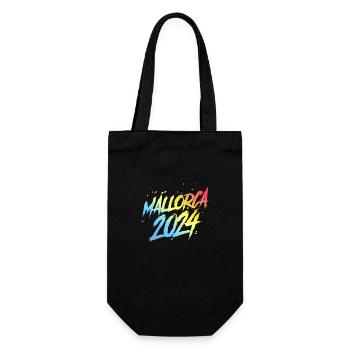 Mallorca 2024 Colorful Holiday Team - Gift Bag for Bottles - black - Front