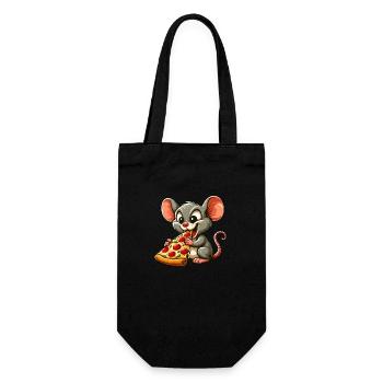 Mouse Rat Popcorn Cinema Movie Fan - Gift Bag for Bottles - black - Front