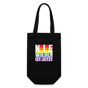 Plus jamais le lettrage Pride - Sac à bouteille - noir - Devant