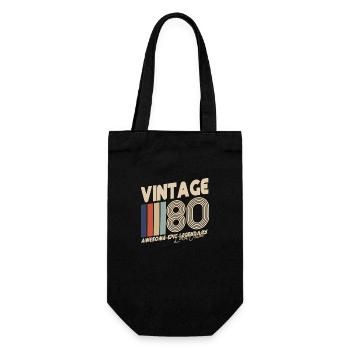 1980 - Sac à bouteille - noir - Devant