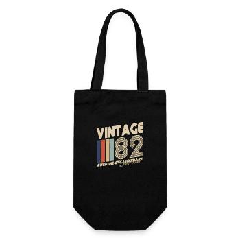 82 - Gift Bag for Bottles - black - Front