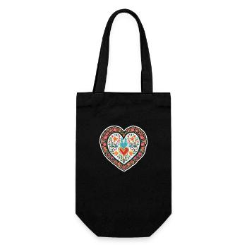 Love is Superpower - Gift Bag for Bottles - black - Front