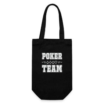 Équipe de poker - Sac à bouteille - noir - Devant