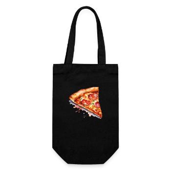 pizza - Sac à bouteille - noir - Devant
