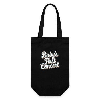 Baby's First Concert 20 - Geschenkbeutel für Flaschen - Schwarz - Vorne