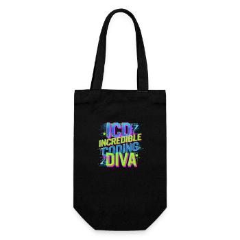 Creative minds in medical code - Gift Bag for Bottles - black - Front