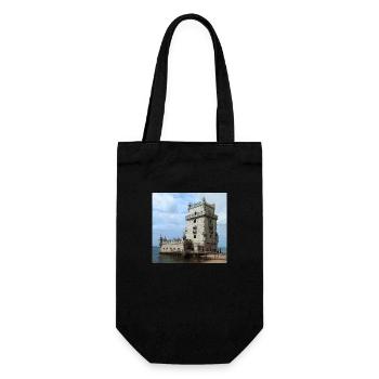 Belém Tower - Gift Bag for Bottles - black - Front