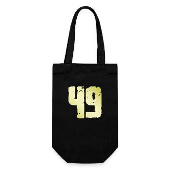 49 Nombre Vintage - Sac à bouteille - noir - Devant