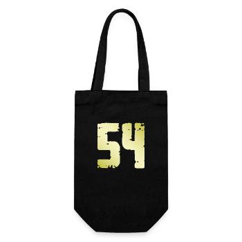 54 Number Vintage - Gift Bag for Bottles - black - Front