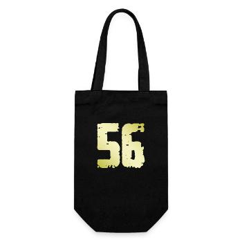 56 Nombre Vintage - Sac à bouteille - noir - Devant