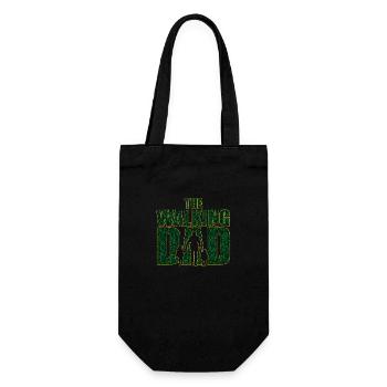 Le papa qui marche Code Père Code Cadeau de fête des pères - Sac à bouteille - noir - Devant