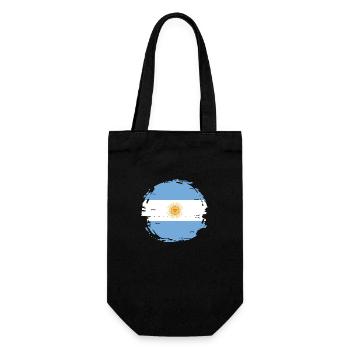 Argentina Flag South America Argentine Flag - Gift Bag for Bottles - black - Front