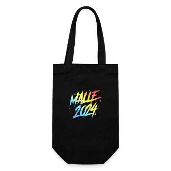 Malle 2024 Équipe de vacances colorée - Sac à bouteille - noir - Devant