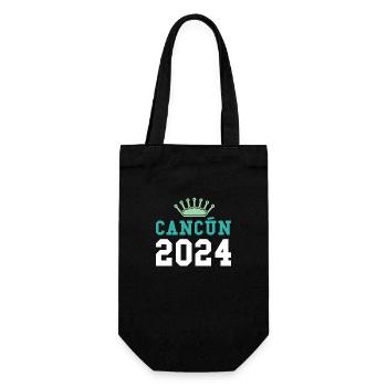 Cancun 2024 Mexico - Geschenkbeutel für Flaschen - Schwarz - Vorne