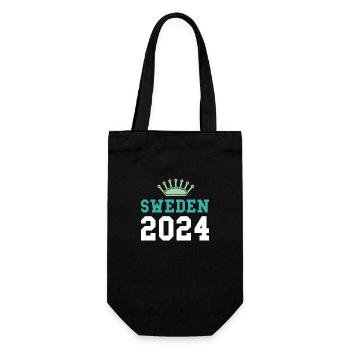 Sweden 2024 Krona - Gift Bag for Bottles - black - Front