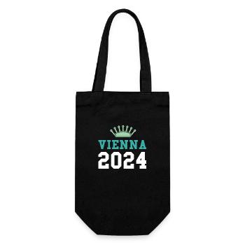 Vienna 2024 Wien Krone - Gift Bag for Bottles - black - Front